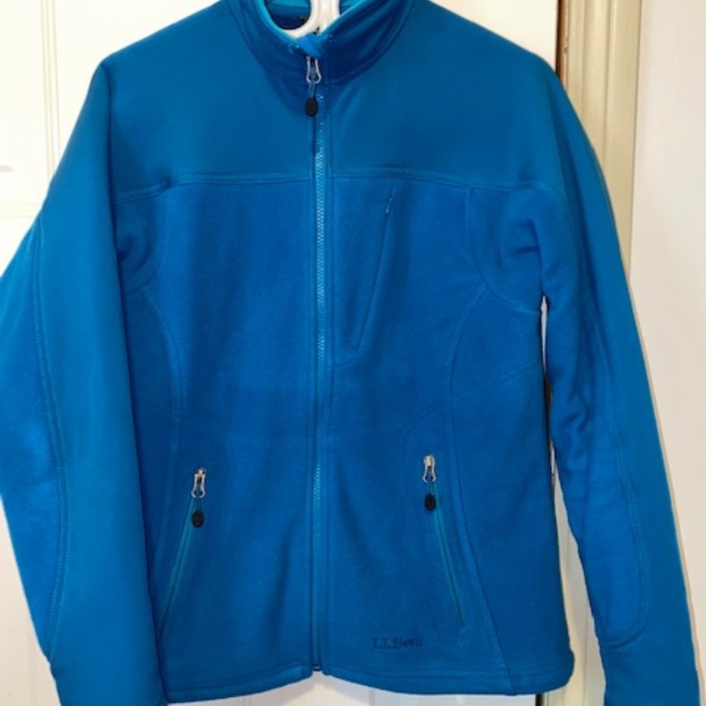 LL Bean fleece zip up jacket
